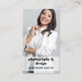 Professionele Foto QR Code Visitekaartje (Voorkant)