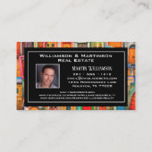 Professionele foto van de moderne deuren van onroe visitekaartje (Achterkant)