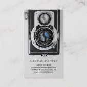 Professionele Fotograaf  Camera Visitekaartje (Achterkant)