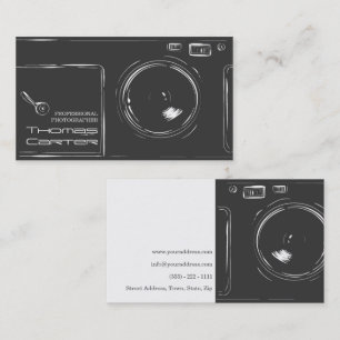 Professionele Fotograaf Digitale Fotokaart Visitekaartje