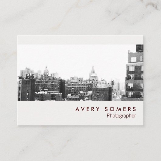 Professionele fotograaf Fotofotografie Informatiekaartje (Voorkant)