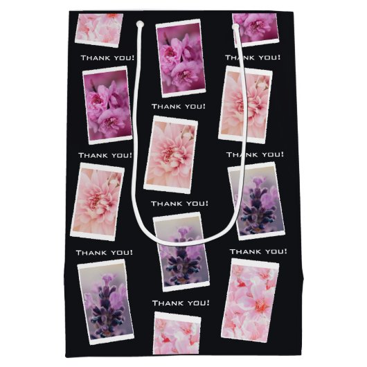 Professionele fotograaf Hartelijk dank! Medium Cadeauzakje (Achterkant)