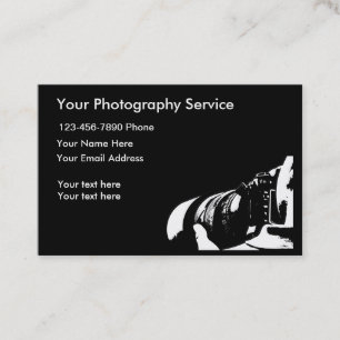 Professionele fotograaf Modern Visitekaartje