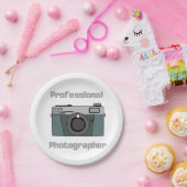 Professionele fotograaf papieren bordje (Feest)