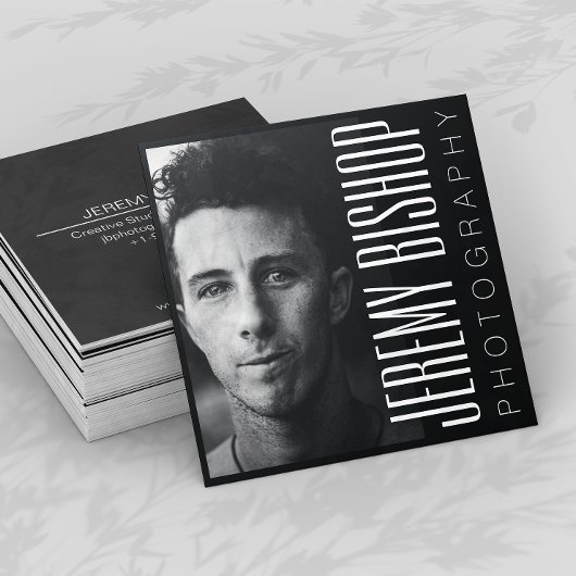 Professionele fotograaf Square Visitekaartje