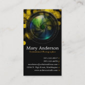 Professionele fotograaf Verticaal Visitekaartje 9 (Achterkant)