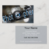 Professionele fotograaf visitekaartje (Voorkant / Achterkant)