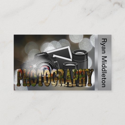 Professionele fotograaf visitekaartje (Voorkant)