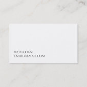 Professionele fotograaf Visitekaartje (Achterkant)