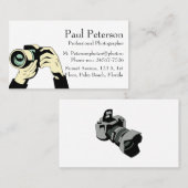 Professionele fotograaf Visitekaartje (Voorkant / Achterkant)