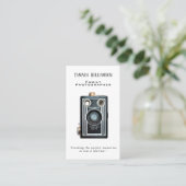 Professionele fotografie  camera Foto Visitekaartje (Staand voorkant)