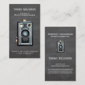 Professionele fotografie camera Foto Visitekaartje (Voorkant / Achterkant)