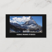 Professionele fotografie visitekaartje (Achterkant)