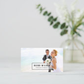 Professionele fotografie visitekaartje (Staand voorkant)