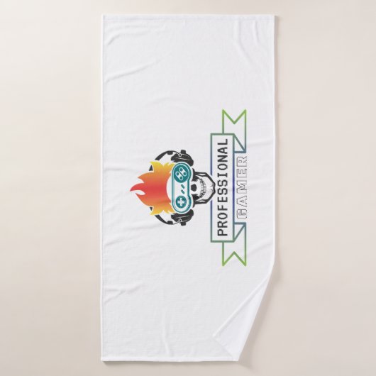 Professionele gamer badhanddoek (Badhanddoek)