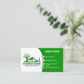 Professionele gazonverzorging Groen & Fresh Yard W Visitekaartje (Staand voorkant)