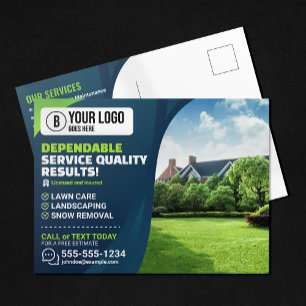 Professionele Gazonverzorging Landschapsarchitectu Briefkaart