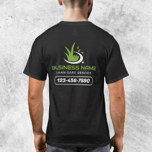 Professionele Gazonverzorging Logo Landschapsdiens T-shirt
