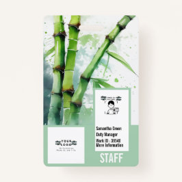 Professionele gepersonaliseerde veiligheid fotokaa badge