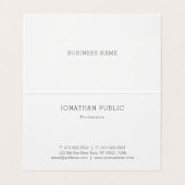 Professionele Glamour Goud Elegante Moderne Sjablo Visitekaartjes (Binnenkant ongevouwen)