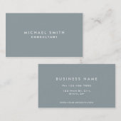 Professionele glin Elegant Interior Decorator Grey Visitekaartje (Voorkant / Achterkant)