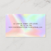 Professionele Glitter Cleaning Tools Holographic Visitekaartje (Achterkant)