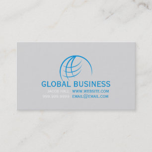 Professionele Globe Aarde Visitekaart Visitekaartje