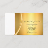 Professionele Gold Flare Custom Photo QR Code Visitekaartje (Voorkant)