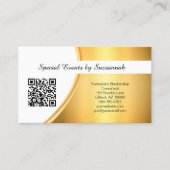Professionele Gold Flare Custom QR Code Visitekaartje (Voorkant)