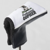 Professionele Gopher - Golfclub Hoesje Golfheadcover (3/4 voorkant)