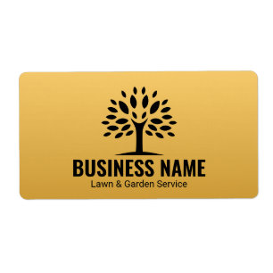 Professionele Gouden Boom Gazon- en Tuinservice Etiket