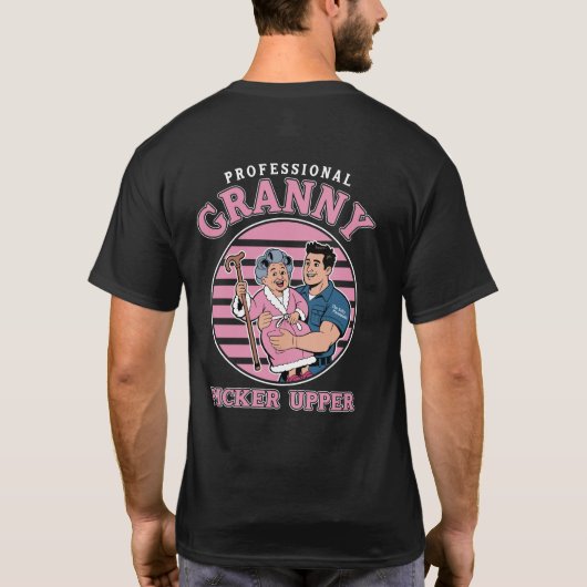 Professionele Granny Picker Bovenste T-shirt (Achterkant)