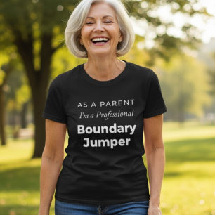 Professionele Grensspringer Grappige Ouder T-shirt