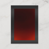 Professionele grijze rode achtergrond visitekaartje (Achterkant)