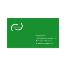 Professionele groene linnen textuur visitekaartjes