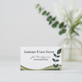 Professionele, groene vertakking, Natuur in landsc Visitekaartje (Staand voorkant)