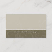 Professionele groene Visitekaartjes (Achterkant)