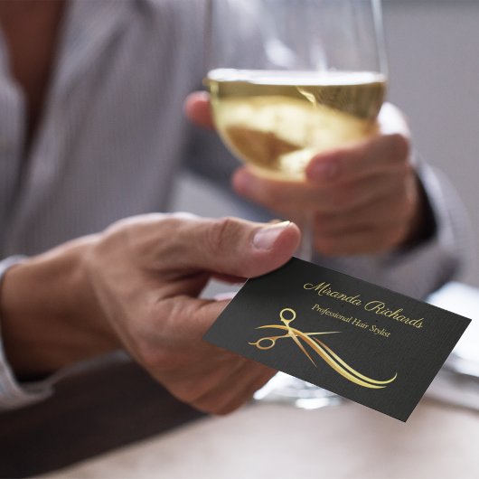 Professionele haarstijllijst visitekaartje