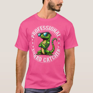 Professionele hagedisvanger Funny Gecko Lizard Hun T-shirt