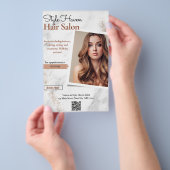 Professionele Hair Salon Services Flyer (Hand)