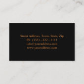 Professionele Hair Stylist Beauty Salon Model Kaar Visitekaartje (Achterkant)