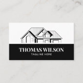 Professionele handwerktuigmachine voor de bouw visitekaartje (Voorkant)