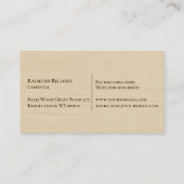 Professionele Handyman Houtnerf Visitekaartje (Achterkant)