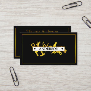 Professionele Handyman Huis Reparatie Business Cus Visitekaartje