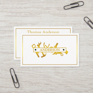 Professionele Handyman Huis Reparatie Business Cus Visitekaartje