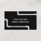 Professionele Handyman Loodgieter Gereedschap Zilv Visitekaartje (Voorkant)
