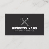 Professionele Handyman Reparatie Service Plain Bla Visitekaartje (Voorkant)