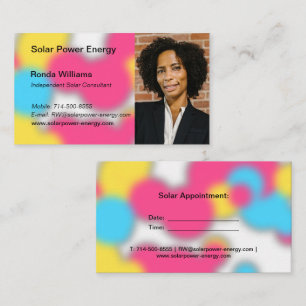 Professionele headshot - Graffiti Splash Achtergro Visitekaartje