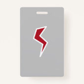 Professionele Hoge Risico Bouw Badge (Achterkant)