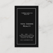 Professionele, hoogwaardige en moderne deuren voor visitekaartje (Achterkant)